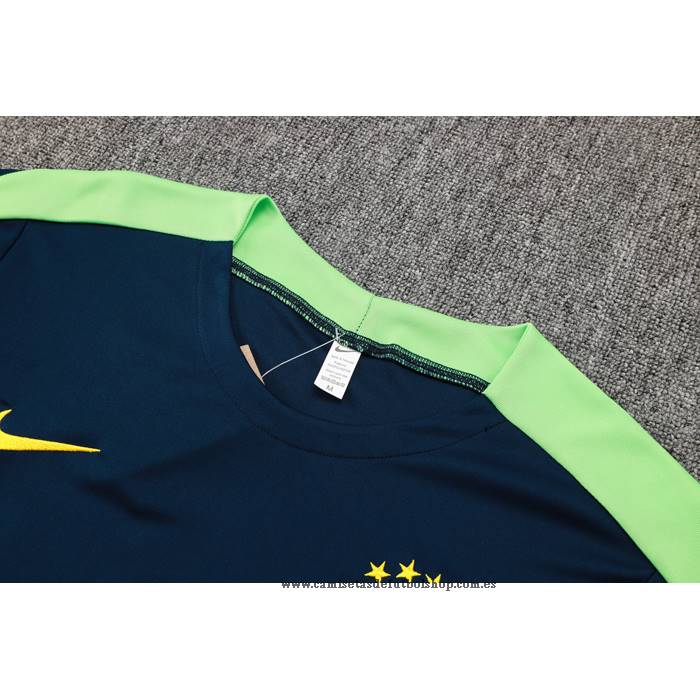 Chandal del Brasil 24-25 Manga Corta Azul - Pantalon Corto